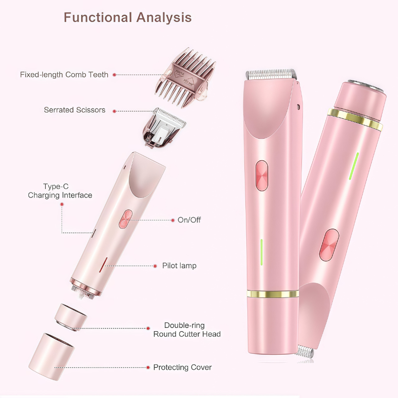 Premium Hair Trimmer โ Clean Shave, Gentle on Skin, USB Rechargeable for All Skin Types