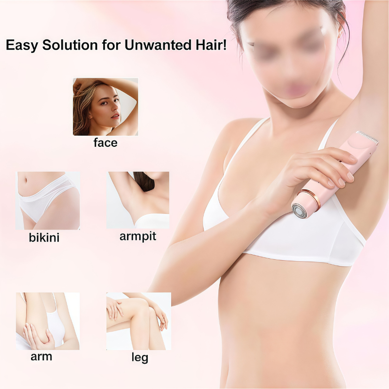 Premium Hair Trimmer โ Clean Shave, Gentle on Skin, USB Rechargeable for All Skin Types