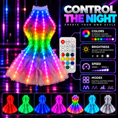 RGB LED Light-Up Dress