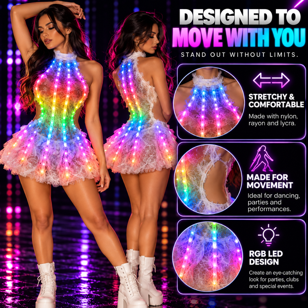 RGB LED Light-Up Dress
