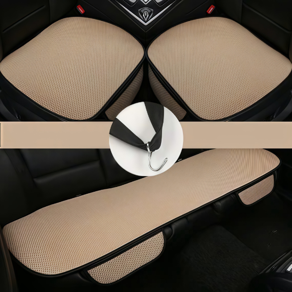 The Luvori™🚗 Ice Silk Car Seat Cushion – Cool, Comfortable & Stylish