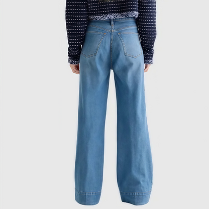 The Luvori™ 👖 Tall Wide-Leg Denim Trousers